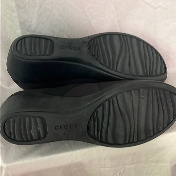 Crocs dual comfort Women's Black Slip-On Shoes Good Used Condition - Picture 9 of 11